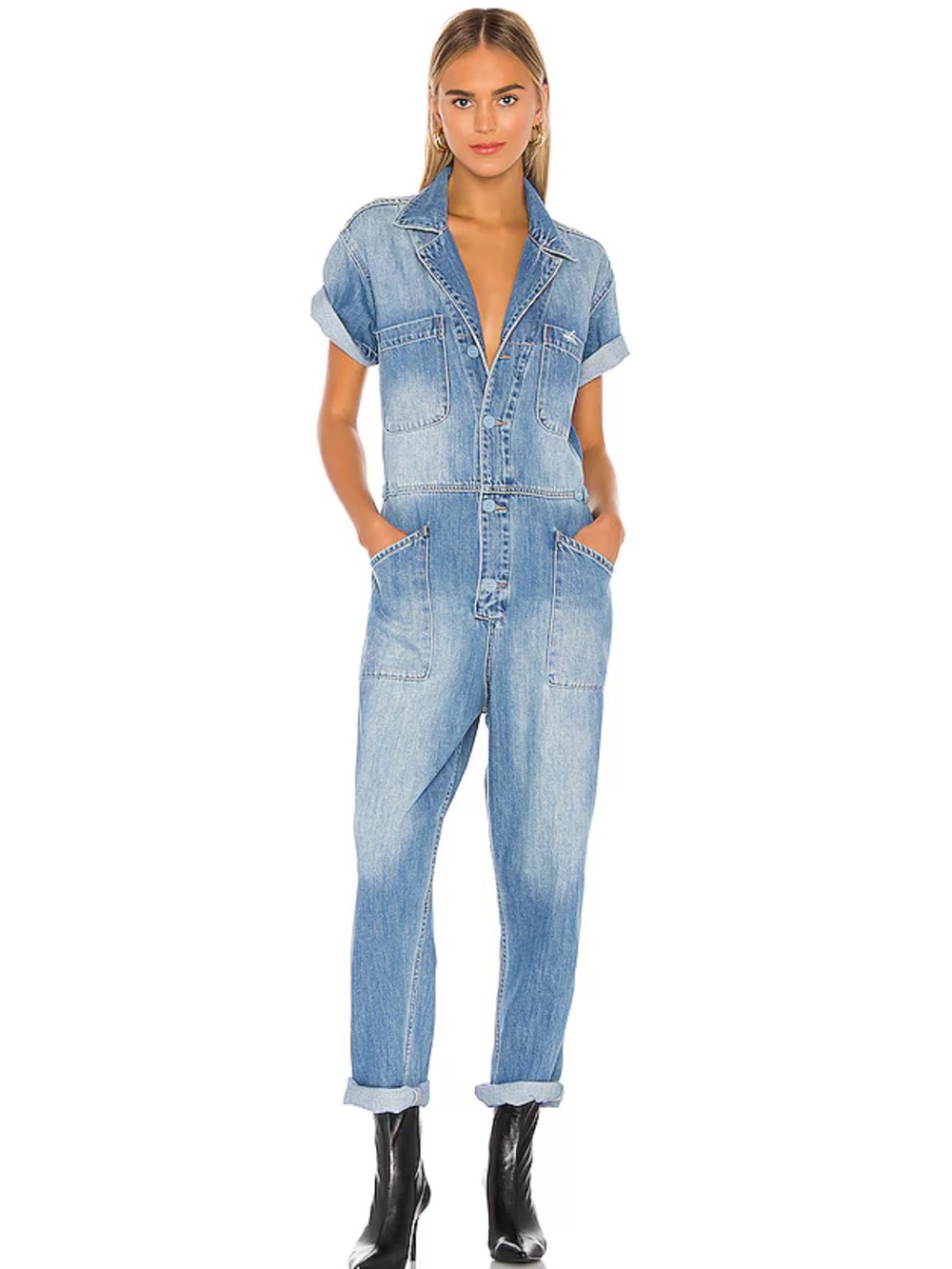 Pistols Grover Fields Denim Jumpsuit